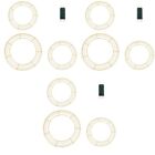 3 Sets Round Wreath Rings Wire Flower Arrangement Hoop The Circle