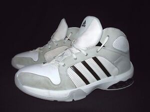 Adidas a3 Decade 06  Old-school White Gray Leather Basketball Shoes Men's US13M 