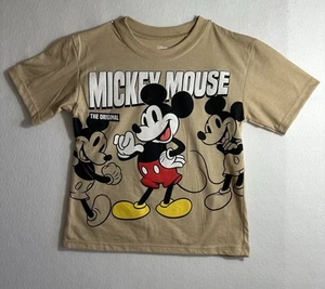 DISNEY MICKEY MOUSE T-SHIRT NEW WITHOUT TAGS SIZE 5/6 - Picture 1 of 4