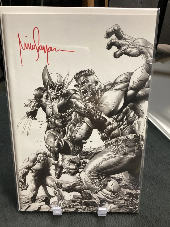 Return of Wolverine #1 Mico Suayan Variante Virgen Blanco y Negro ¡Firmada! Belleza! Foto 1 de 1