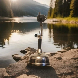 Lámpara de mesa de gas Coleman Quick-Lite vintage SIN PROBAR  - Imagen 1 de 21