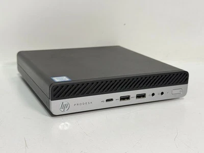 HP ProDesk 600 G5 Desktop Mini, i5-9500T 2.20GHZ 8GB 256GB NO OS . - Image 1 of 4