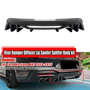 Rear Bumper Diffuser Lip Spoiler Splitter Body For Ford Mustang MK7 2024-2025 - Bild 1 von 7