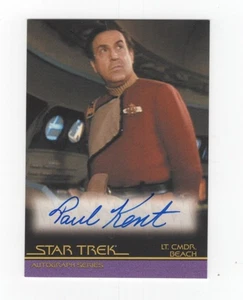 Star Trek Movie Quotable 2010 Rittenhouse Autograph Card Paul Kent A83 - Picture 1 of 2