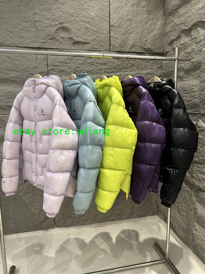 Chaqueta con capucha plumón de ganso negro media longitud moda abrigo cálido mujer 2025 invierno Foto 1 de 1