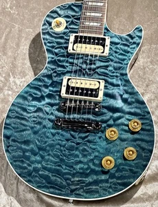 Gibson Custom Shop 1959 Les Paul Standard 3A Quilt Top Turquoise Blue Gloss s n - Picture 1 of 11