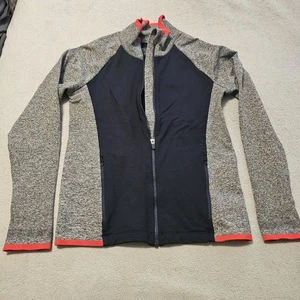 Chaqueta híbrida Athleta Andes azul marino y gris jaspeado talla grande - Imagen 1 de 6