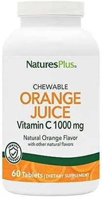Natures Plus Zumo de Naranja 1000 mg Vitamina C- 60 Comprimidos (75,14 EUR/kg) Foto 1 de 2