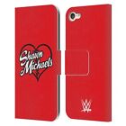 OFFICIAL WWE SHAWN MICHAELS LEATHER BOOK WALLET CASE FOR APPLE iPOD TOUCH MP3