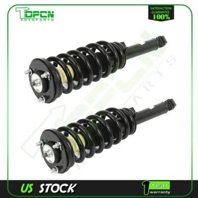 Front (2) For 2003-2009 Kia Sorento Loaded Shocks Struts & Coil Spring Pair Set - Image 1 of 4