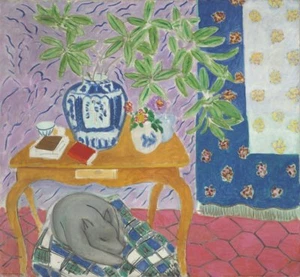 Interior with a Dog, 1934 by Henri Matisse Fine Art Print Poster 11x14 - Picture 1 of 1