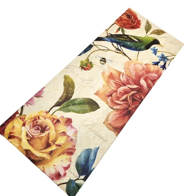 Rainbow Garden VI Canvas Wall Art Print Bird Cream Home Decor Lisa Audit Artist - Image 1 of 4