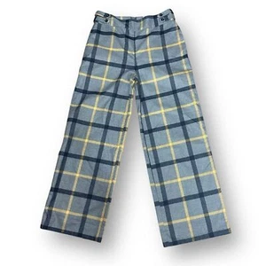 Modcloth Hose weites Bein grau kariert - Bild 1 von 9