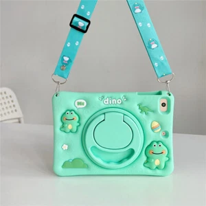 Kids Cartoon Dinosaur Case For iPad 10.9" 10.2" 9.7" Air Mini Pro 11 Stand Cover - Picture 1 of 20