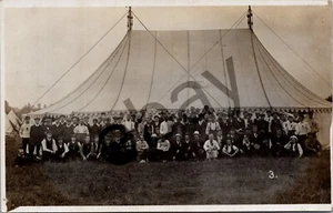 SEVERN ST SCHOOL NAFFORD CAMP WORCESTER 1910 HISTORIA SOCIAL FOTO REAL POSTAL - Imagen 1 de 2