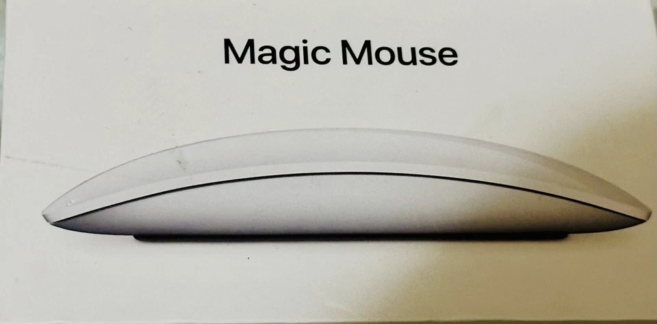 RATÓN APPLE  MÁGIC MOUSE 2 MODEL  A1657 EN CAJA CON CABLE USB Y MANUAL - Imagen 1 de 4