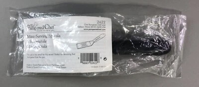 PAMPERED CHEF - MINI SERVING SPATULA #2622 - NEW & Sealed Black - Image 1 of 4
