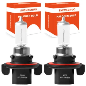 For Dodge Durango 2004-2009 2X H13/9008 3400K Halogen Headlight Bulb High/Low BP - Picture 1 of 10