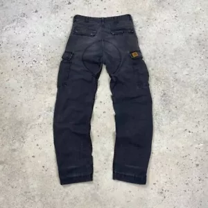 Pantalones cargo Carhartt negros vintage ropa de trabajo talla 28x34 - Imagen 1 de 10