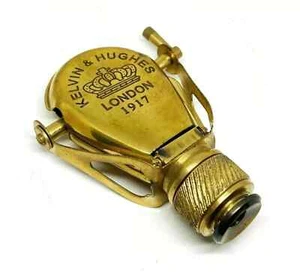 Brass Monoculàr Nautical Binocular Telescòpe Optical Spygĺass Functional Working - Picture 1 of 7