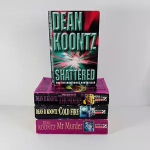 4 X Dean Koontz - House of Thunder - Shattered - Cold Fire - Mr Murder Suspense - Picture 1 of 23