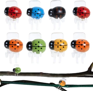 BEADNOVA Orchid Clips 30Pcs Ladybug Plant Clips Orchid Support Clips Vine Cli... - Picture 1 of 12