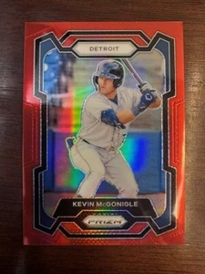 2024 Panini Prizm - Kevin McGonigle #142 Red Prizm /299 (RC) - Picture 1 of 2