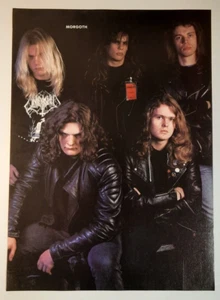 MORGOTH ~ RARE Vintage early 1990's pic German death metal ~ Magazine Page PINUP - Picture 1 of 1