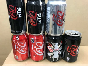 THAILAND Thai Coca-Cola COKE can x7 2010 FIFA World Cup ZERO Light one-off set! - Picture 1 of 7