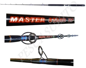 canna master stand up 30/60lb anelli mare tonno big game drifting traina tp - Foto 1 di 1