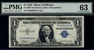 MALACK $1.00 1935 PMG 63 Choice Uncirculated. Good color. pm0059 - Picture 1 of 1