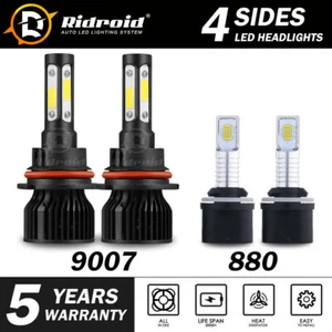 Kit combinado de bombillas LED de haz alto/lo + bombillas antiniebla para faros Ford Mustang 99-04 - Imagen 1 de 12
