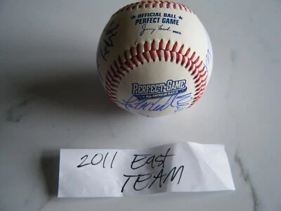 2011 Perfect Game Auto East Baseball Winston Correa Seager Mccullers Dahl Winker Foto 1 de 4
