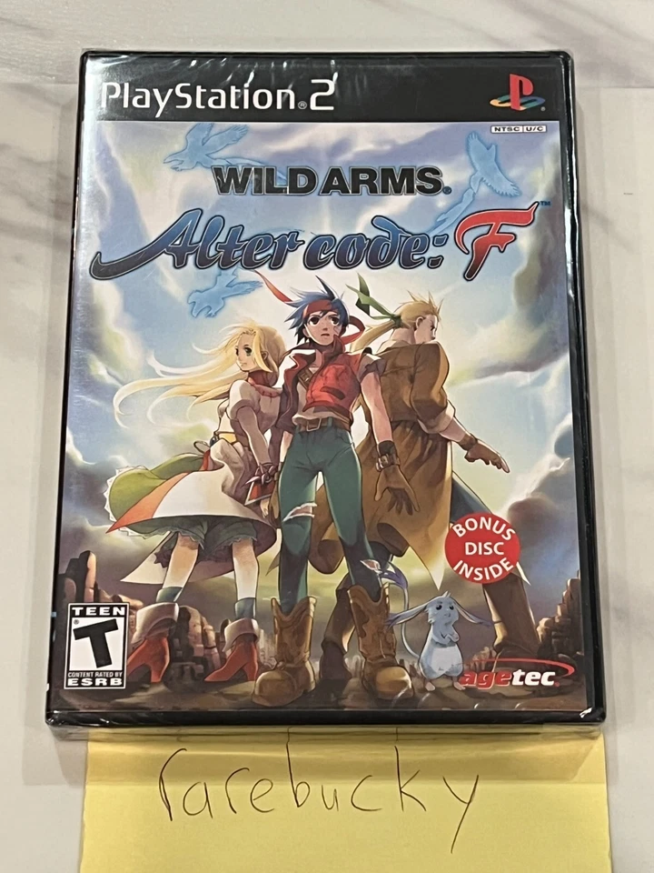 Wild Arms: Alter Code F (Playstation 2 PS2) NEW SEALED Y-FOLD MINT, RARE! - Image 1 of 2