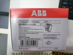 GSH202 A-C40/0.03 ABB leakage protector air open new Via DHL or FedEx - Picture 1 of 2