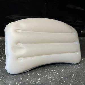 Almohada de baño de succión acolchada suave impermeable baño cabeza cuello reposacabezas baño almohada gris - Imagen 1 de 7