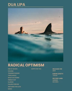 Dua Lipa  Album Cover Posters ,set of 3 Prints | A4,  Size - Picture 1 of 5