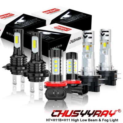 Para Para Hyundai Veloster 2012-2017 Faros LED Altos/Bajos + Bombillas antiniebla Foto 1 de 4