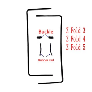 1Set LCD Holder Digitizer Plate Spare Parts For Samsung Z Fold 3 4 5 5G - Picture 1 of 8