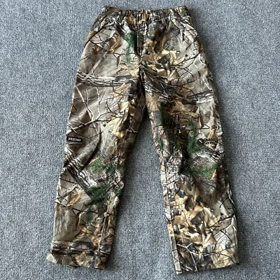 Guide Series Pant Boys Medium TecH20 28 X 25 Waterproof Real Tree Micro Fleece - Image 1 of 4