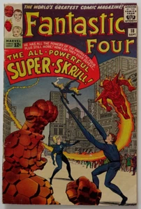 Comic Book- Fantastic Four #18 Kirby & Lee 1963 Super Skrull - Picture 1 of 22