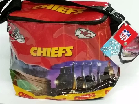 NFL Kansas City Chiefs 12pk Cooler - Lunch Bag, NEW Cover