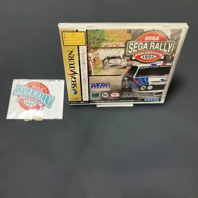 Sega Rally 1995 Saturn Japan Only New Sealed Box Damaged Obi Faded NTSC J - Image 1 of 4