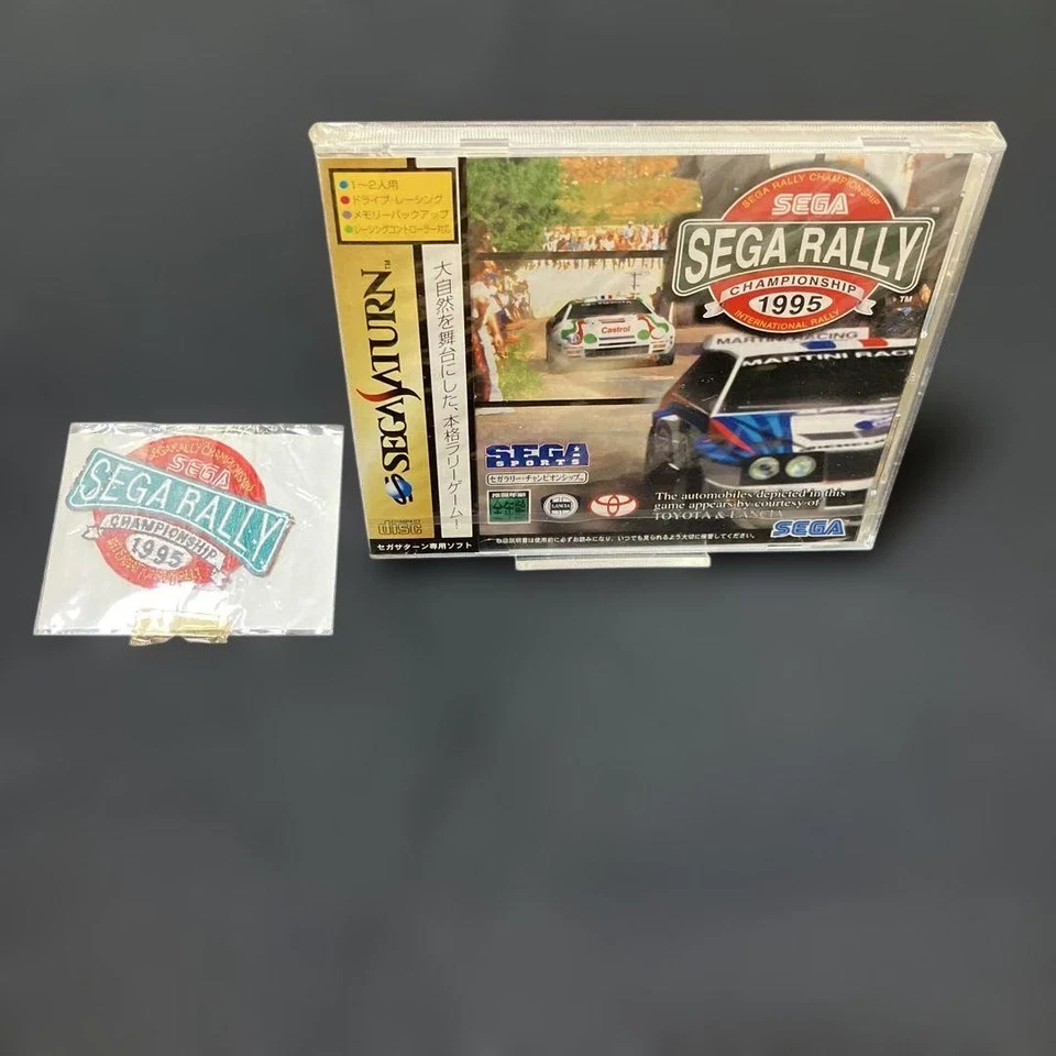 Sega Rally 1995 Saturn Japan Only New Sealed Box Damaged Obi Faded NTSC J - Image 1 of 4