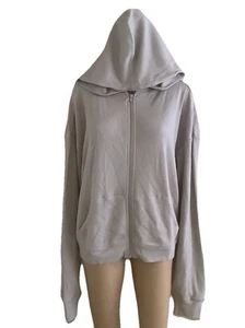 Skims waffle Zip Up Hoodie Stone 4X Women’s TP-SJP-3991 New - Picture 1 of 14