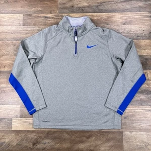 Nike 1/4 Zip Mens Large Gray Therma Fit Performance Pullover - Picture 1 of 9