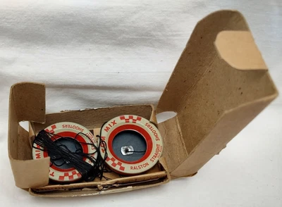 Juego de teléfono Tom Mix 1938 con correo y papeleo Ralston Cereal Premium Foto 1 de 4