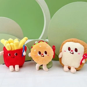 Adorable Plush Keychain with Hamburger Design Perfect for Bags and Everyday Fun - Picture 1 of 18