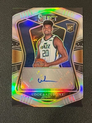 Udoka Azubuike 2020-21 Select Basketball Rookie Auto Silver /249 Jazz - Image 1 of 2