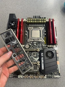 Asus Sabertooth x79 with Intel core i7-3930K 3.80Ghz Processor Installed 32GB RA - Picture 1 of 3